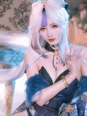 KisaragiAsh 如月灰 - Ningguang Orchid's Evening Gown_09