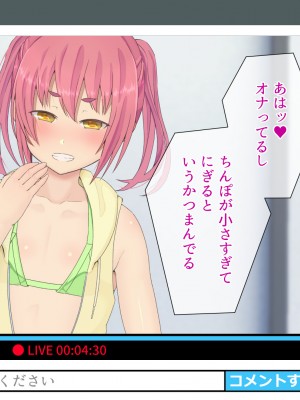 [村の生き残り] メスガキライブストリーマー ロリビッチによる過激配信オフパコ三昧 [文字あり]_005