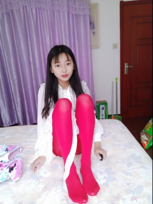 蓓蓓 - 红白丝袜_0223