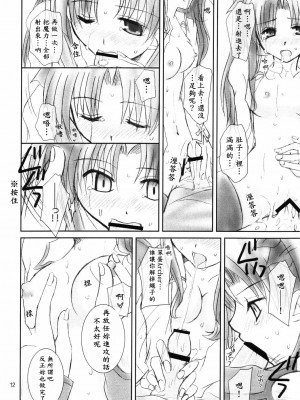 [wl00314824個人漢化] (C66) [HAPPY WATER (樹崎祐里)] Restraint. (Fate／stay night)_11