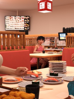 [BlackK studio (善次郎)] 最近オープンした回転寿司がおかしい_035