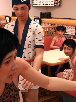 [BlackK studio (善次郎)] 最近オープンした回転寿司がおかしい_071