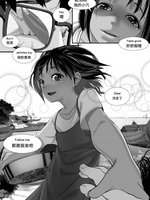 [排煙機関 (沼田しずむ)] アジアの貧民窟で放尿盗撮してたらツルツルおま○こ買えた話 [中国翻訳]_13