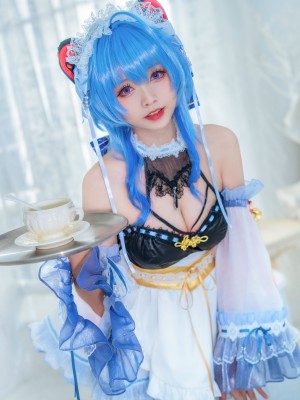 大大卷卷小卷 - 甘雨女仆 [20P]_20