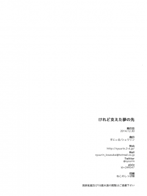 (C87) [すにぃる (シュウリン)] けれど支えた夢の先 (ラブライブ!)_21