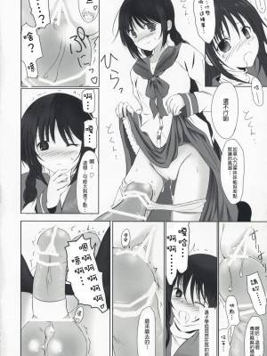 [Genesis漢化] (COMIC1☆3) [Dream Halls! (綴り)] 姫戯 (文学少女)_010
