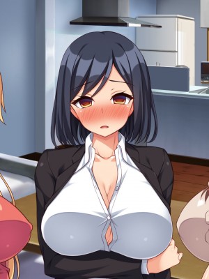 [川中島工房 (鳥山ひかる)] 催●術で爆乳母娘の家庭に住み着きヤりまくる！_321