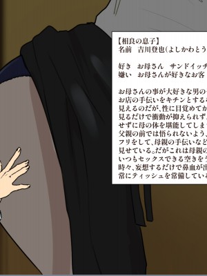 [摩伊那市 (絵子るび)] 喫茶店の店長は毎日息子の性処理穴#1_07