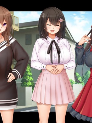 [スタジオ山ロマン (cccpo)] トリプルま●こに挿れ放題！おうちに、学校に、デート中に！どこでも4Pハーレム！！〜すっかり大胆でドスケベになった彼女たちとの白濁な日常〜_434
