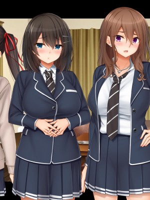 [スタジオ山ロマン (cccpo)] トリプルま●こに挿れ放題！おうちに、学校に、デート中に！どこでも4Pハーレム！！〜すっかり大胆でドスケベになった彼女たちとの白濁な日常〜_579