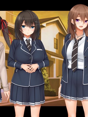 [スタジオ山ロマン (cccpo)] トリプルま●こに挿れ放題！おうちに、学校に、デート中に！どこでも4Pハーレム！！〜すっかり大胆でドスケベになった彼女たちとの白濁な日常〜_373
