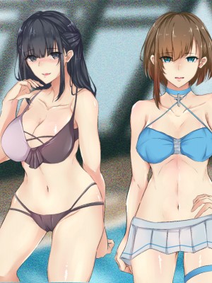 [メルコロ (KANIKORO)]&nbsp;&nbsp;巨乳な幼馴染と美人な姉が…僕のち〇こを取り合って困っています…_137