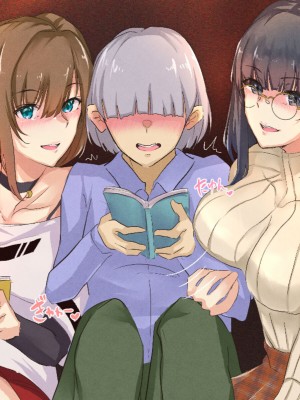 [メルコロ (KANIKORO)]&nbsp;&nbsp;巨乳な幼馴染と美人な姉が…僕のち〇こを取り合って困っています…_108
