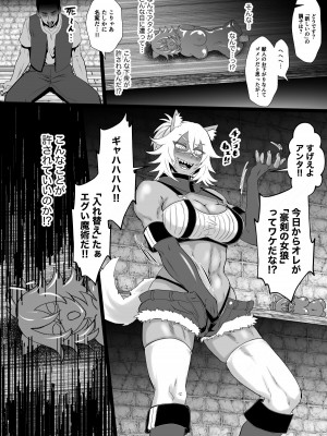 [ホテル試金石 (プロトホテル)] 人格排泄でクソ雑魚盗賊に身体を奪われた上に便利に使われた「豪剣の女狼」ルイーゼ [DL版]_25