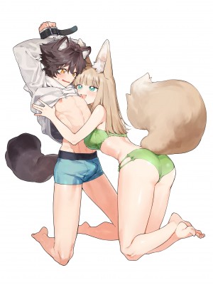 [pink carrot (usachanGET)] ♂が受け。キツネちゃん×タヌキくん｜♂吃掉小公狸。小狐狸X狸猫同学 [橄榄汉化组]_83