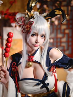 凛子酱 - 旗袍兔兔_12