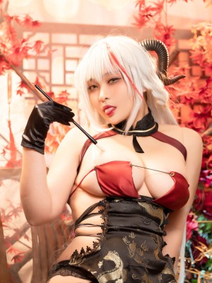 洛璃LoLiSAMA - 埃吉尔旗袍 金龙腾祥云_17