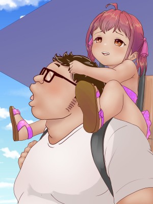 [LONGRIDE] 変態デブおじさん泣き虫姪っ子ギャルを四畳半で飼う2(今日は百合友とコミケでお手伝い前編)_392