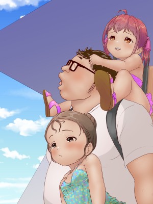 [LONGRIDE] 変態デブおじさん泣き虫姪っ子ギャルを四畳半で飼う2(今日は百合友とコミケでお手伝い前編)_393