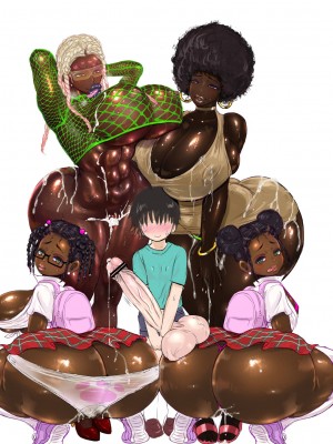 [アルセノテリス (Rebis)] 天才絶倫◯学生と黒爆尻ファミリー！ [K记翻译]_00000016