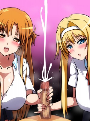 [豚のバケツ (まるぷに)] おじSAO(竿)～ドスケベ美女とイチャラブえっち～ (ソードアート・オンライン)_074