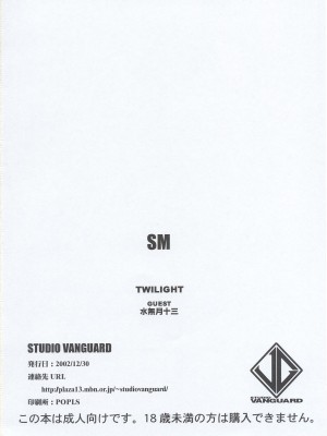 (C63) [STUDIO VANGUARD (水無月十三)] SM (美少女戦士セーラームーン)[中国翻訳]_28