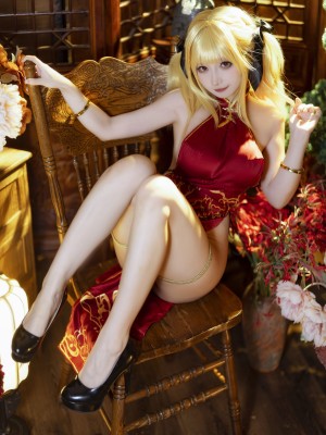 [是三不是世w] 萌姬连合 丰年 斯黛拉旗袍_13