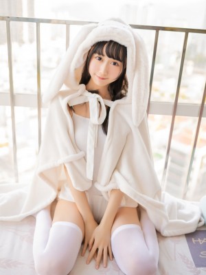 xo854_木绵绵OwO NO.028 浴巾兔子_8e127800f70b548491fb55cd1d591fce