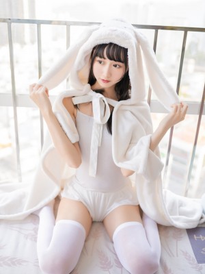 xo854_木绵绵OwO NO.028 浴巾兔子_dd40c05317409b8b9dedb62f42a44f93