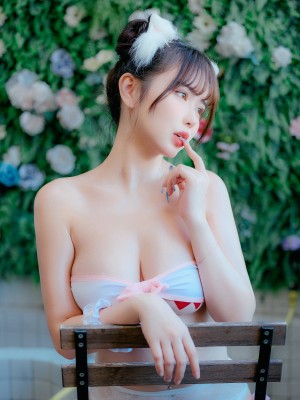 Tina很妖孽呀 -&nbsp;&nbsp;粉色吊带袜猫女友_56