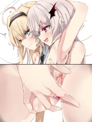 [きんだーがーでん (としぞう)] FANBOXまとめ Vol.1 天使と悪魔 百合えっち集_343