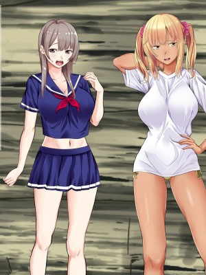 [三血中吐 (アーセナル)] JKグラドルと無人島で生パコ！～遭難した島で二人だけの生活、我慢できずにヤリまくり～ 2 [中国翻訳]_174