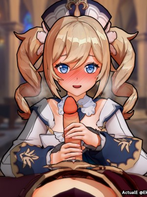 [ActualE] Teyvat Girls Tekoki~ (Genshin Impact) [黎欧出资汉化]_Girls Tekoki Cleaned 2 - Hydro HGH_001