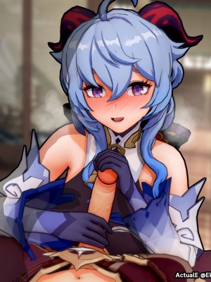 [ActualE] Teyvat Girls Tekoki~ (Genshin Impact) [黎欧出资汉化]_Girls Tekoki Cleaned 3 - Cryo CGH_004