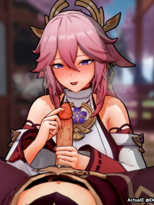 [ActualE] Teyvat Girls Tekoki~ (Genshin Impact) [黎欧出资汉化]_Girls Tekoki Cleaned 4 - Electro EGH_005