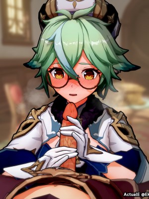 [ActualE] Teyvat Girls Tekoki~ (Genshin Impact) [黎欧出资汉化]_Girls Tekoki Cleaned 6 - Anemo AGH_002