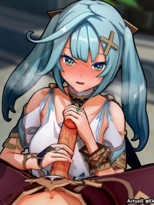 [ActualE] Teyvat Girls Tekoki~ (Genshin Impact) [黎欧出资汉化]_Girls Tekoki Cleaned 6 - Anemo AGH_003