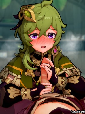 [ActualE] Teyvat Girls Tekoki~ (Genshin Impact) [黎欧出资汉化]_Girls Tekoki Cleaned 7 - Dendro DGH_001