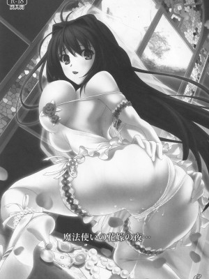 [苍羽之风个人汉化] (COMIC1☆6) [ココロ指導室 (ふさたか式部)] 魔法使いの花嫁の夜 (魔法使いの夜)_002