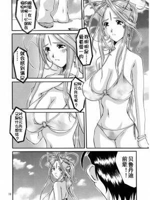 [里流浪猫汉化组] (C58) [天山工房 (天誅丸)] Nightmare of My Goddess Summer Interval (ああっ女神さまっ)_10