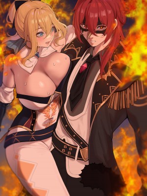 [KeinV] ディルック & ジン（迪卢克 & 琴） (原神) [無修正]