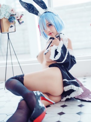 okita rinka - rem bunny maid_24