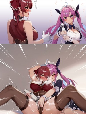 [らむだ] 母の日 (宝鐘マリン, 湊あくあ, 百鬼あやめ, 紫咲シオン)_08