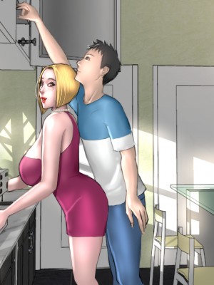 (TheOmega ⁄ Scarlett Ann) Prince of Suburbia (v0.5)_092_Naomi_reaching_cupboard2_revised