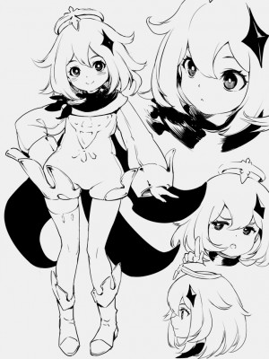 [1000mm] パイモンえっち漫画 (原神) [中国翻訳]_09