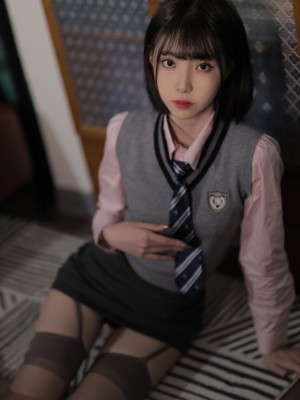 许岚 - 韩系制服_035