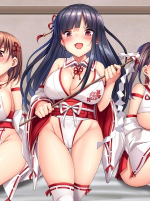 [ぽるちーに] ヌキ巫女三姉妹の子宮に妊娠確定特濃ザーメン奉納！ 性欲に取り憑かれた絶倫オジさんの生ハメ願望叶えます_007_0104