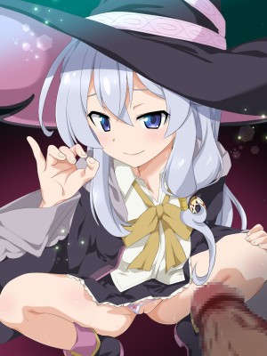 [おうどん☆シコシコ (おうはし)] 魔女でシコると濃いの出る。 (魔女の旅々)_b06_02