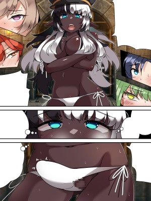 【朝風の雫】ふたなりダークエルフ看守さんvsふたなり死刑囚 ～恋のふたレズ刑務所24時～_125