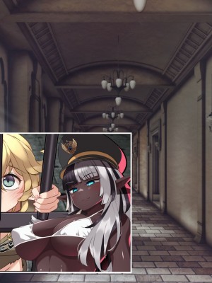 【朝風の雫】ふたなりダークエルフ看守さんvsふたなり死刑囚 ～恋のふたレズ刑務所24時～_175